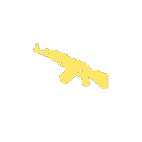 AK-47 com acabamento Ouro