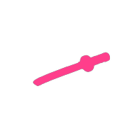 Katana com acabamento Rubi